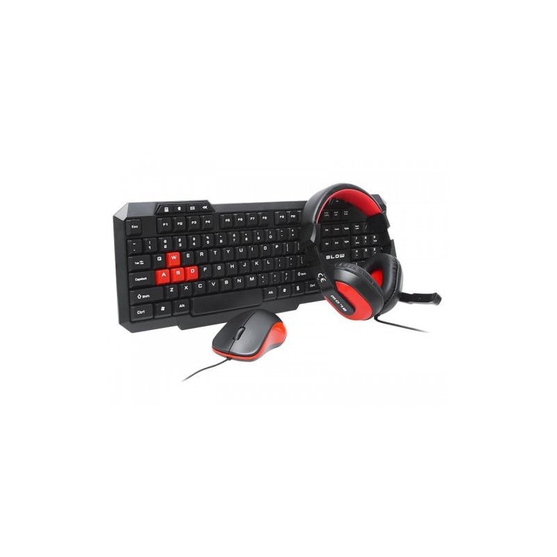 Kit Jocuri, Blow, V3, Tastatura + Casti+ Mouse gaming, negru