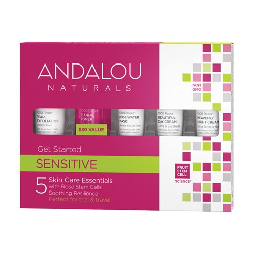 Set de ingrijire a tenului sensibil Naturals Sensitive Get Started Andalou