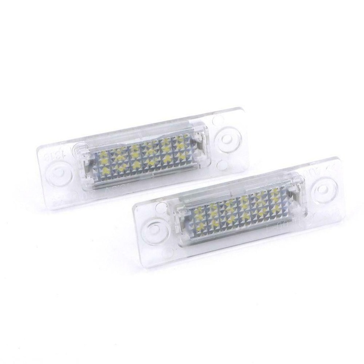 Set 2 Lampi Led Dedicate Numar VW Skoda Superb I 2002-2008 VW Caddy VW Golf Plus VW Jetta Passat