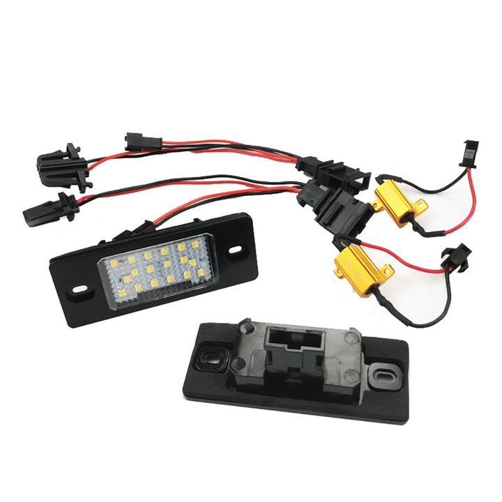 Set 2 Lampi Led Dedicate Numar Spate Porsche Cayenne V-W Touareg Audi TT "07