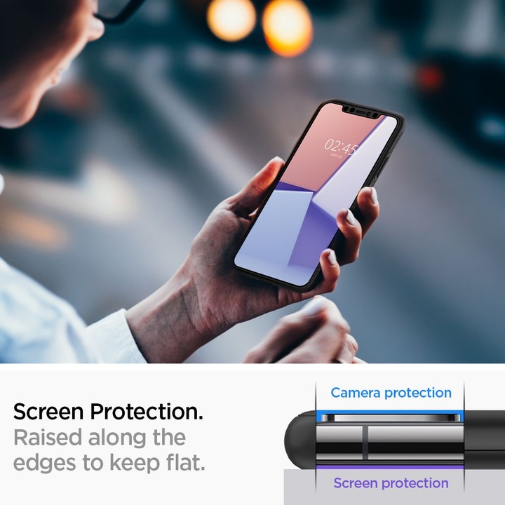 Husa slim Spigen Thin Fit Classic compatibila cu iPhone 11 Black