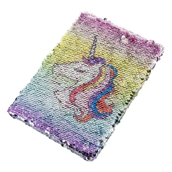 Agenda pentru copii, Zola®, Unicorn, paiete reversibile, 80 file Agenda pentru copii, Zola®, Unicorn, paiete reversibile, 80 file