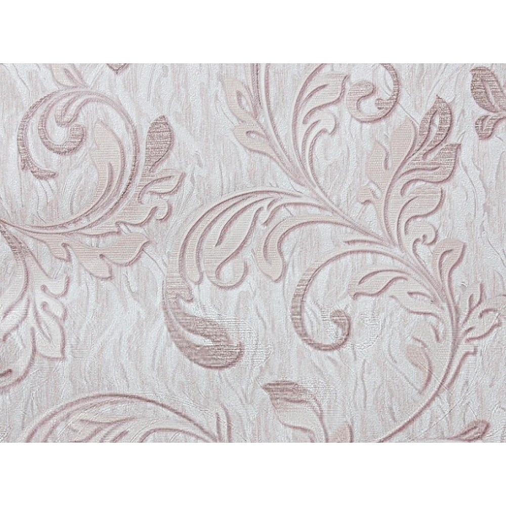 Tapet semilavabil, Slavyanski Oboi, Pascale 8005-01, in relief, hartie, duplex, lila-gri, model clasic flori