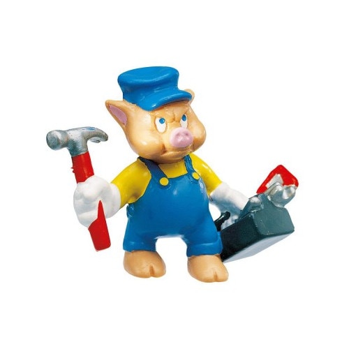 Figurina Bullyland Little Pigs Mechanic