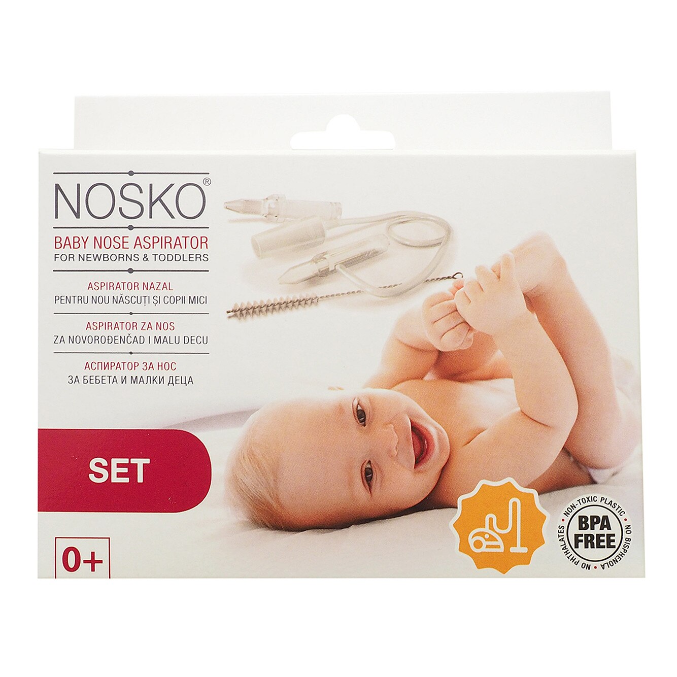 Aspirator Nazal, Nosko Set, 0+ ani
