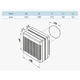 Ventilator VENTS 125MAO1TH, de fereastra, timer, senzor de umiditate, diametru 125 mm, debit 185 mc/h