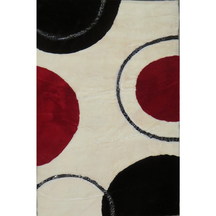 Килим Zebra Z 206, Бял, 80х150 см