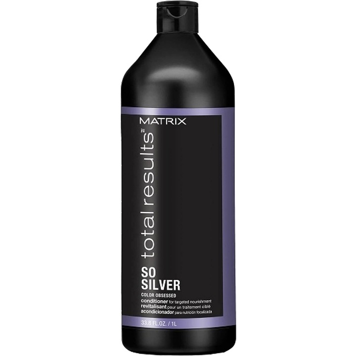 Matrix Total Results Color Obsessed So Silver kondicionáló szőke és ősz hajra, 1000 ml