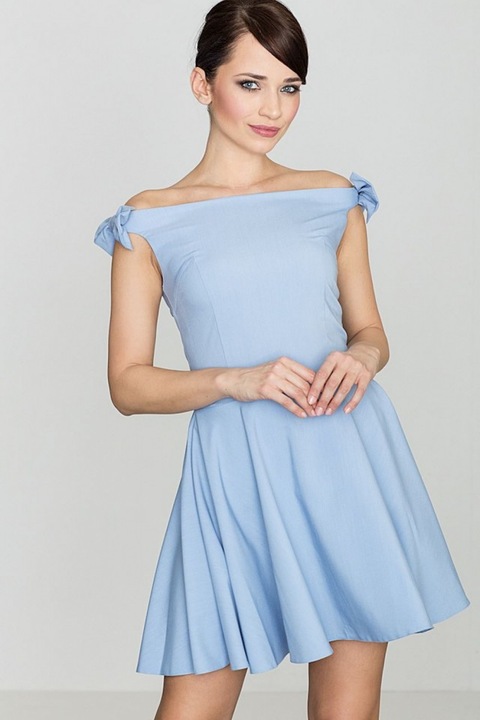Rochie de zi model 119996 Lenitif, Albastru, XL INTL