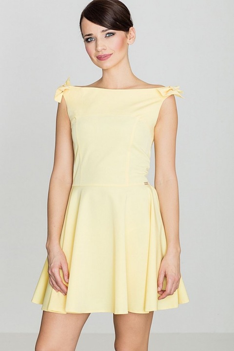Rochie de zi model 119997 Lenitif, Galben, M INTL