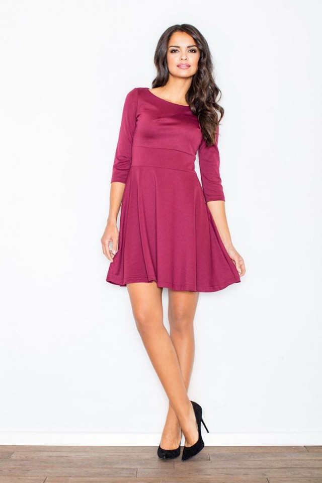 Rochie de zi model 111769 Figl, Rosu, L