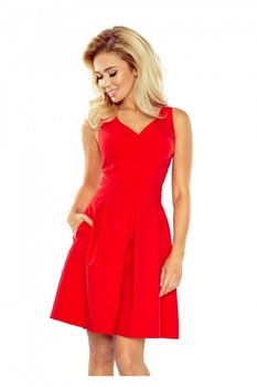 Rochie de dama model 107923 Numoco, Rosu, XL Rochie de dama model 107923 Numoco, Rosu, XL