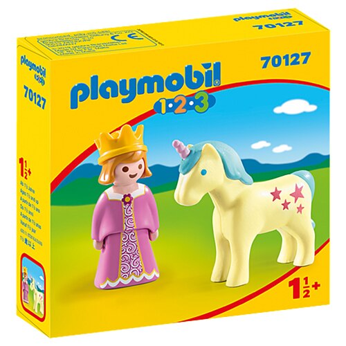 Playmobil 1.2.3 - Printesa cu unicorn
