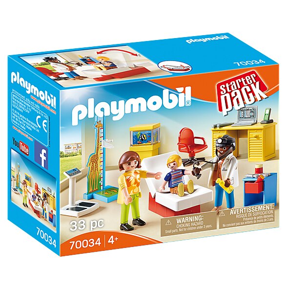 Playmobil City Life, Kid's Clinic - Set cabinetul pediatrului