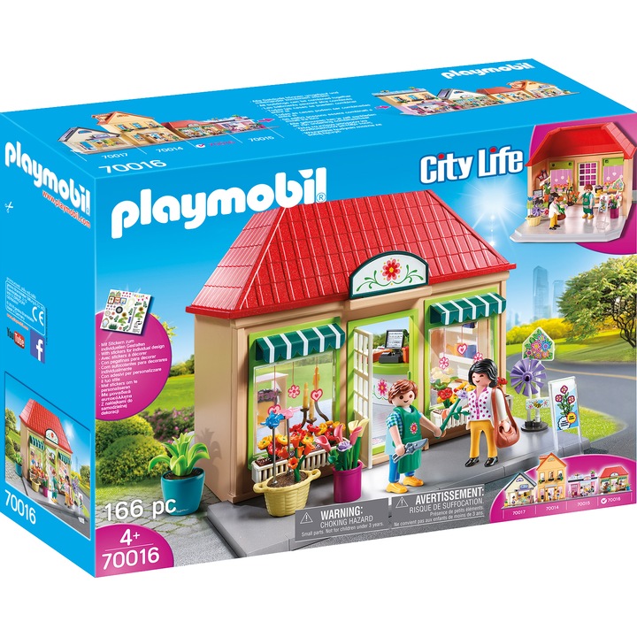 Playmobil City Life, My House - Цветарски магазин