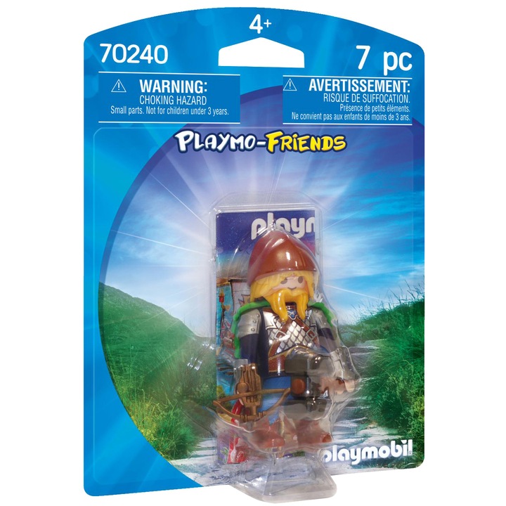 Playmobil Figura, Playmo Friends - Törpe lovag figura