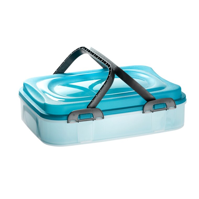 Cutie transport prajituri, Dolce, Domotti, albastru