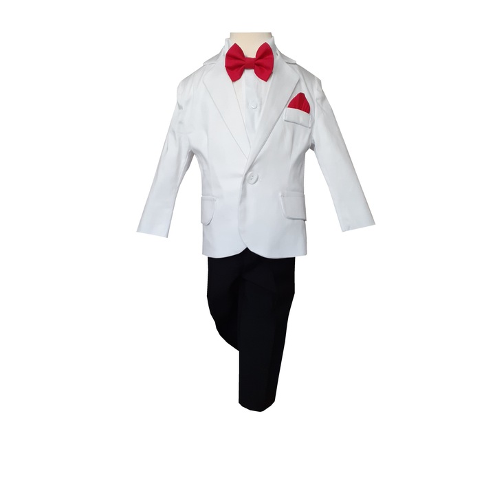 Costum ocazie Alb/Negru Ptk