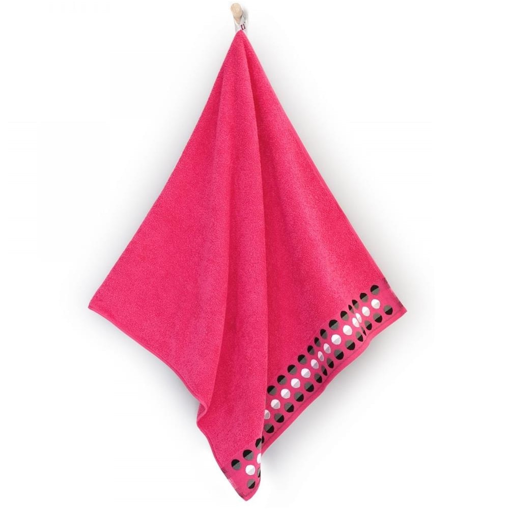 Prosop baie ZEN-2 Zwoltex, 50x90, 100% bumbac egiptean, Fuchsia