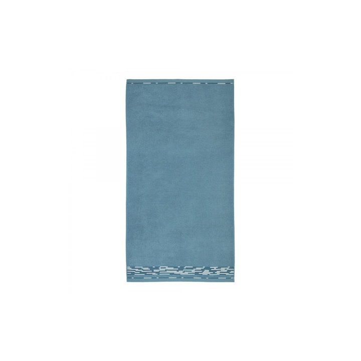 Zwoltex, GRAFIK fürdőtörölköző, 70x140, 100% egyiptomi pamut, niagara