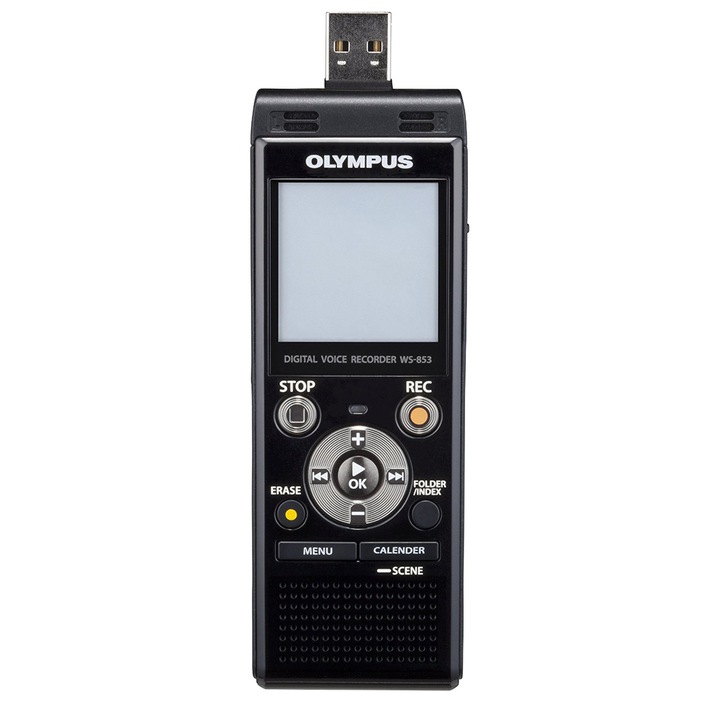 Olympus WS-853 diktafon, 8 GB, Fekete