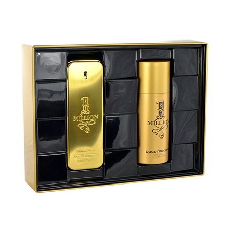 Тоалетна вода Paco Rabanne 1 Million мъжки edt 100мл + 150мл дезодорант ...