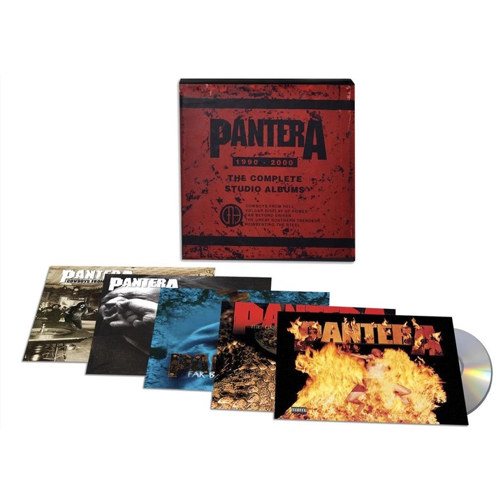 Pantera - Пълни студийни албуми (5CD)
