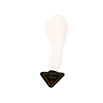 Balon, ProCart, latex cu LED, Alb Balon, ProCart, latex cu LED, Alb