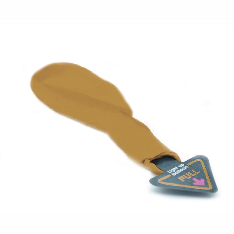 Balon, ProCart, latex cu LED, Auriu