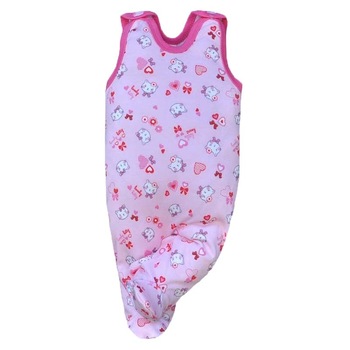 Salopeta fara maneci pentru bebelusi Koala Chmurka 1811-1R1, Roz, 80 cm Salopeta fara maneci pentru bebelusi Koala Chmurka 1811-1R1, Roz, 80 cm