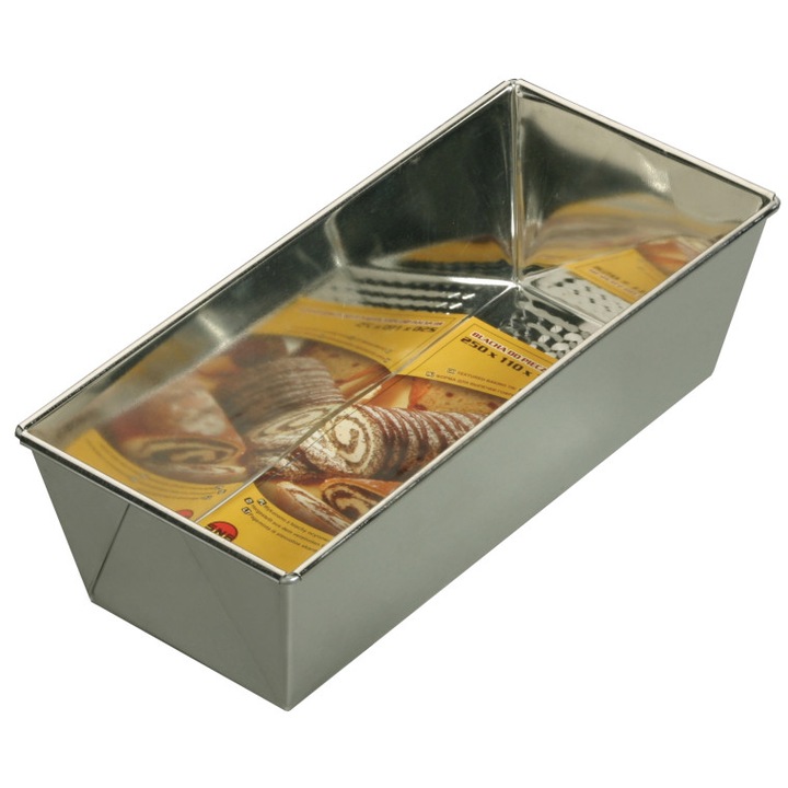 Tava copt cozonac 25x11x7.5cm, baza texturata, SNB