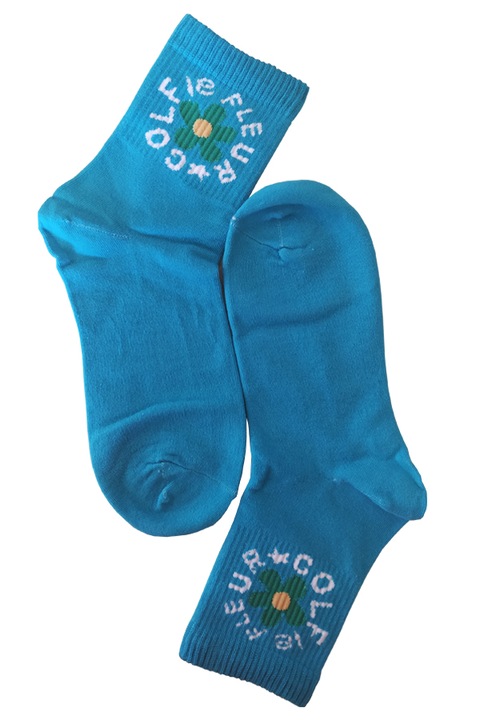 Дамски пролетни чорапи от мерсеризиран памук Arena-finesse, Син, 36-40