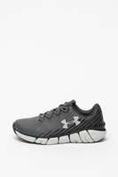 Under Armour, Pantofi sport din plasa BGS XLevel Scramjet Remix, Gri inchis, 35.5 EU