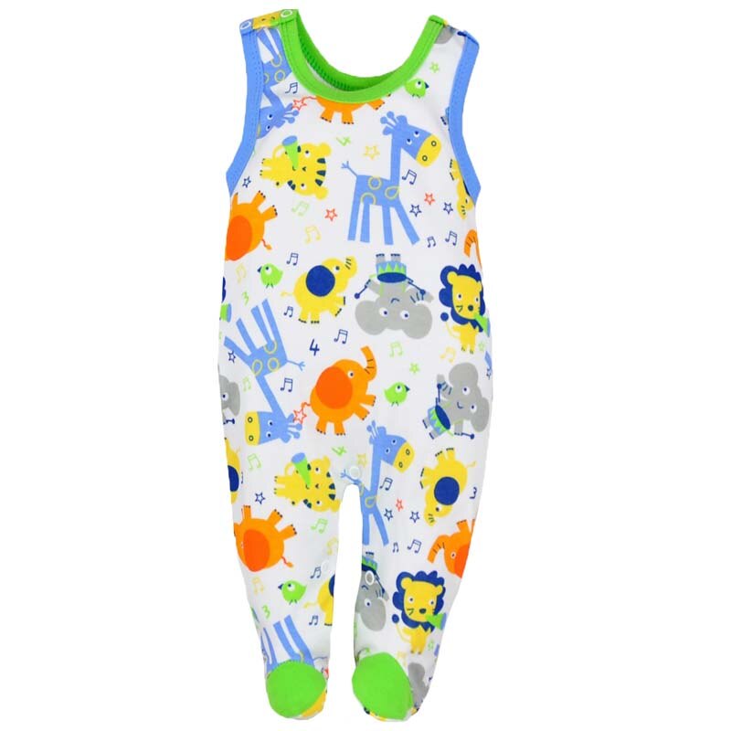 Salopeta fara maneci bebelusi Koala Zoo 3172V, Multicolor, 74 cm