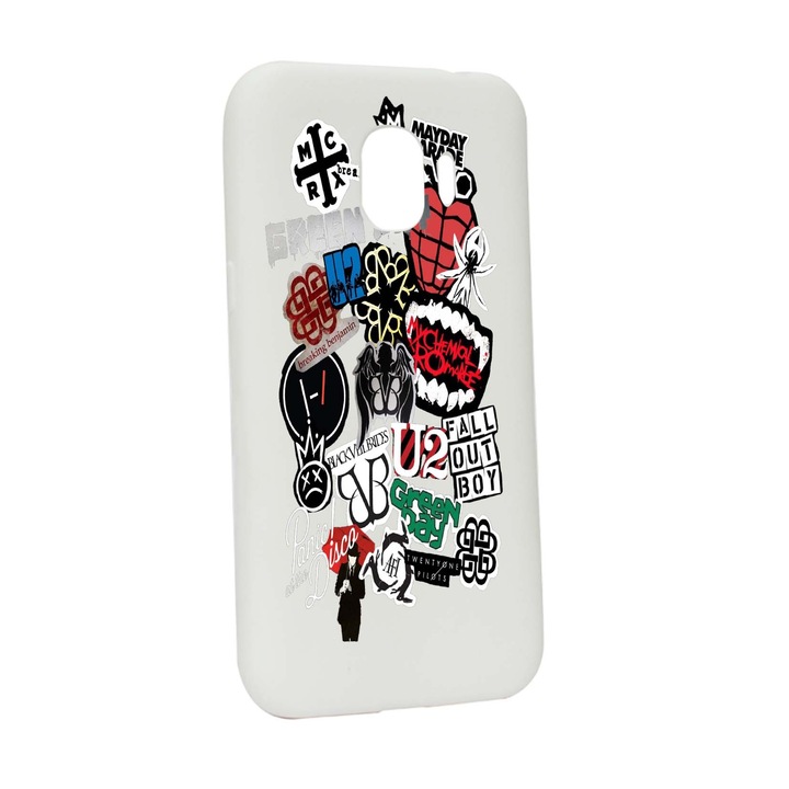 Husa de protectie Best Of Rock, pentru Samsung Galaxy J4 2018, rezistenta la uzura, anti-alunecare, din silicon Premium, W551