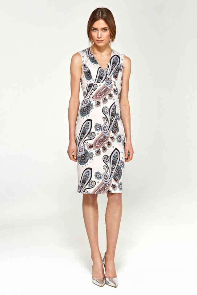 Rochie de zi model 118811 Nife, Multicolor, 40