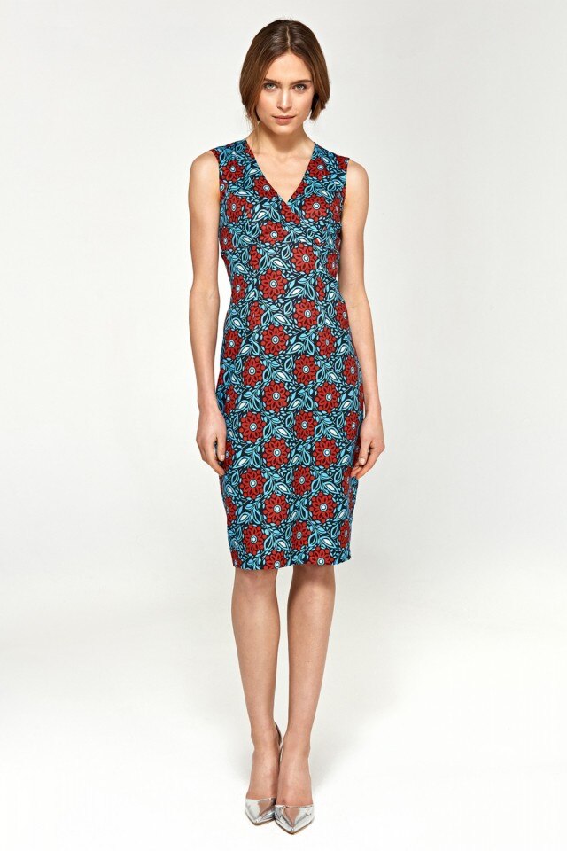 Rochie de zi model 118813 Nife, Multicolor, 36