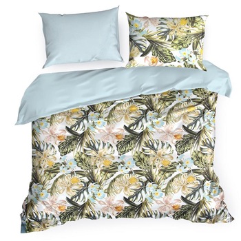 Set Lenjerie de Pat, Bumbac satinat, Eurofirany, TRINITY, 200x220 Multicolor Set Lenjerie de Pat, Bumbac satinat, Eurofirany, TRINITY, 200x220 Multicolor