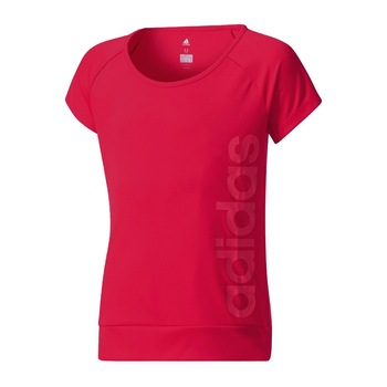 Tricou Adidas Climalite fete, rosu Tricou Adidas Climalite fete, rosu