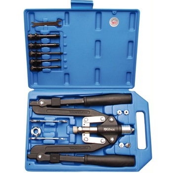 Cleste pentru pop-nituri 3.2 - 4.0 - 4.8 - 5.0 - 6.4 mm si piulite-nit standard M4, M5, M6, M8 si M10 Cleste pentru pop-nituri 3.2 - 4.0 - 4.8 - 5.0 - 6.4 mm si piulite-nit standard M4, M5, M6, M8 si M10