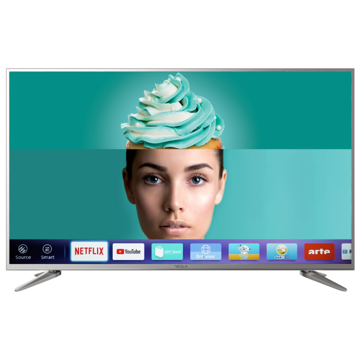 Телевизор Tesla, 55T607SUS, 55" (140 см), Smart, 4K UHD, LED