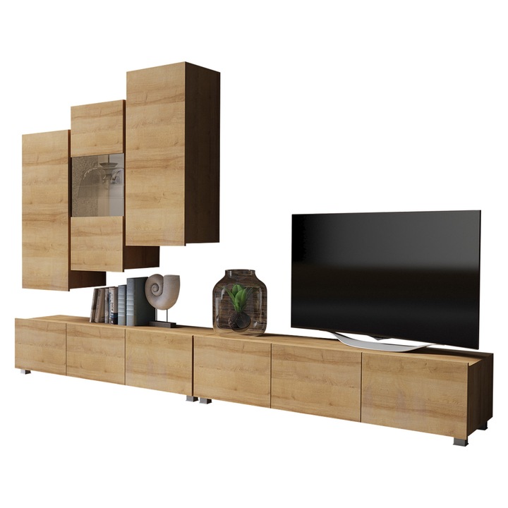 Set living camera de zi Bralani XVII, MIRJAN24, stejar auriu