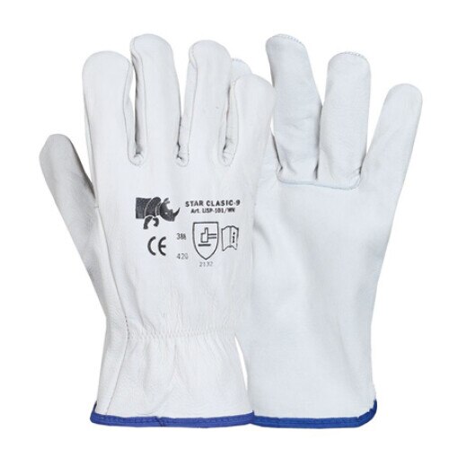 Manusi de protectie Pallida, piele naturala, marimea M