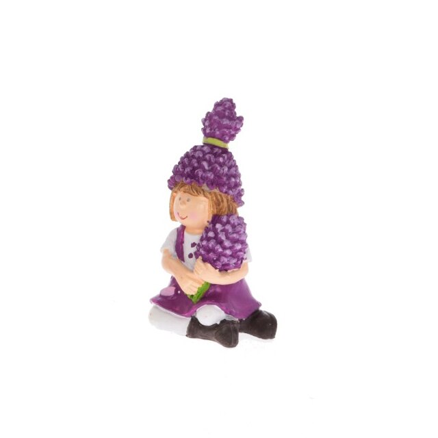 Figurina ceramica, liliac, 6.5 cm