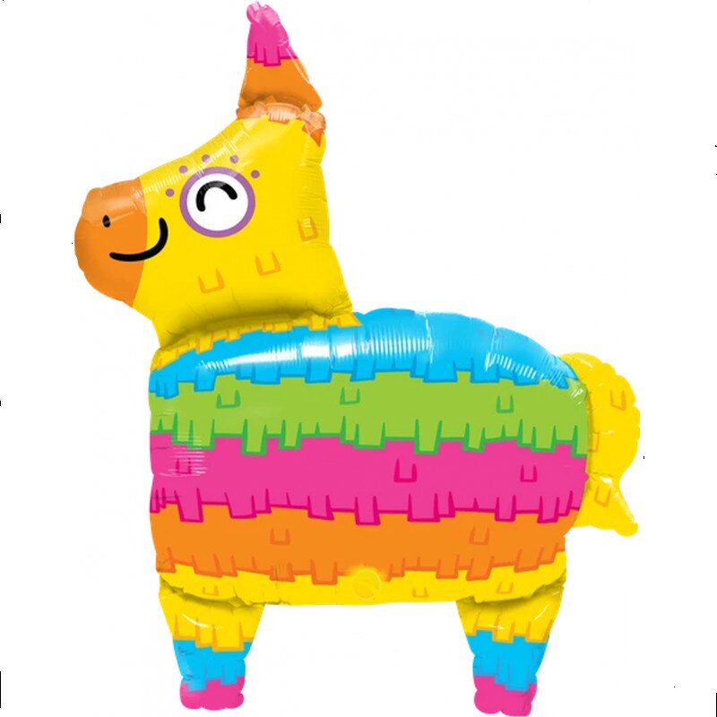 Balon Folie Figurina Rainbow Pinata - 88 cm, Qualatex 10511