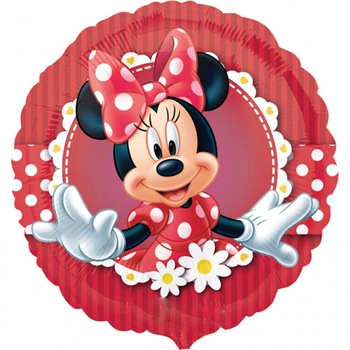 Balon Folie Minnie Mouse, 43cm, AMS 24813 02 Balon Folie Minnie Mouse, 43cm, AMS 24813 02