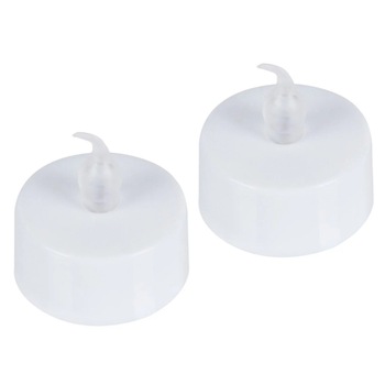 Set lumanari decorative, Zola®, flacara rosie , 2 bucati Set lumanari decorative, Zola®, flacara rosie , 2 bucati