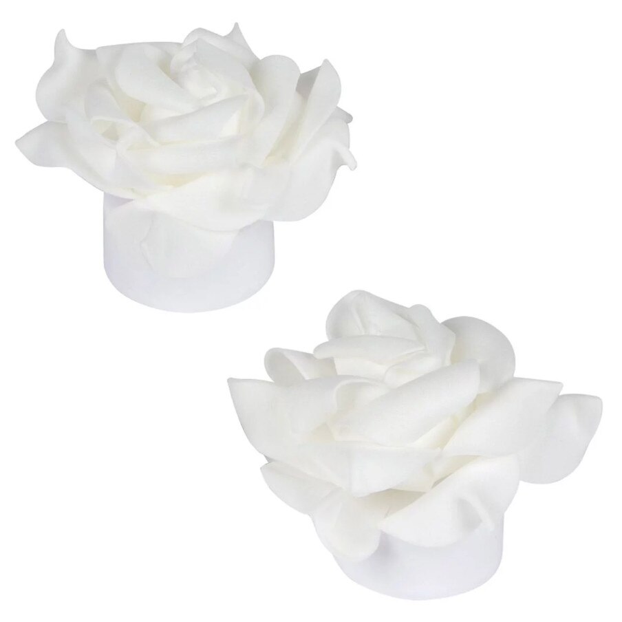 Set lumanari decorative, Zola®, in forma de trandafir,2 bucati