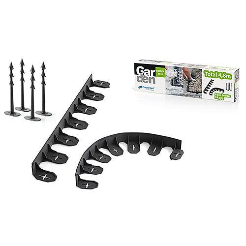 Bordura pentru delimitare gradina Prosperplast,lungime totala 4.8m