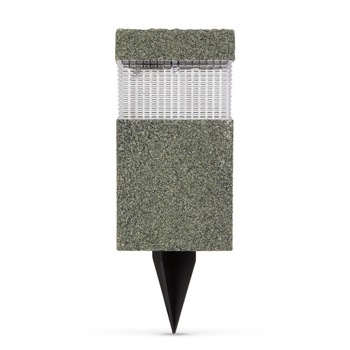 Lampa solara LED, imitatie piatra, material plastic, aprindere automata, acumulator reincarcabil 300mAh NiMh, panou solar 1,2V, 30 mA, alb-rece Lampa solara LED, imitatie piatra, material plastic, aprindere automata, acumulator reincarcabil 300mAh NiMh, panou solar 1,2V, 30 mA, alb-rece
